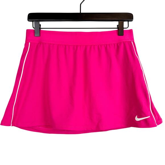 Nike Tennis Court Dri-fit Slim Fit Mini Skort Skirt Pink - M - Picture 1 of 8
